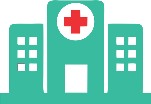 Tekt Indoor Traking And Navigation - Hospital Building Logo (512x512)