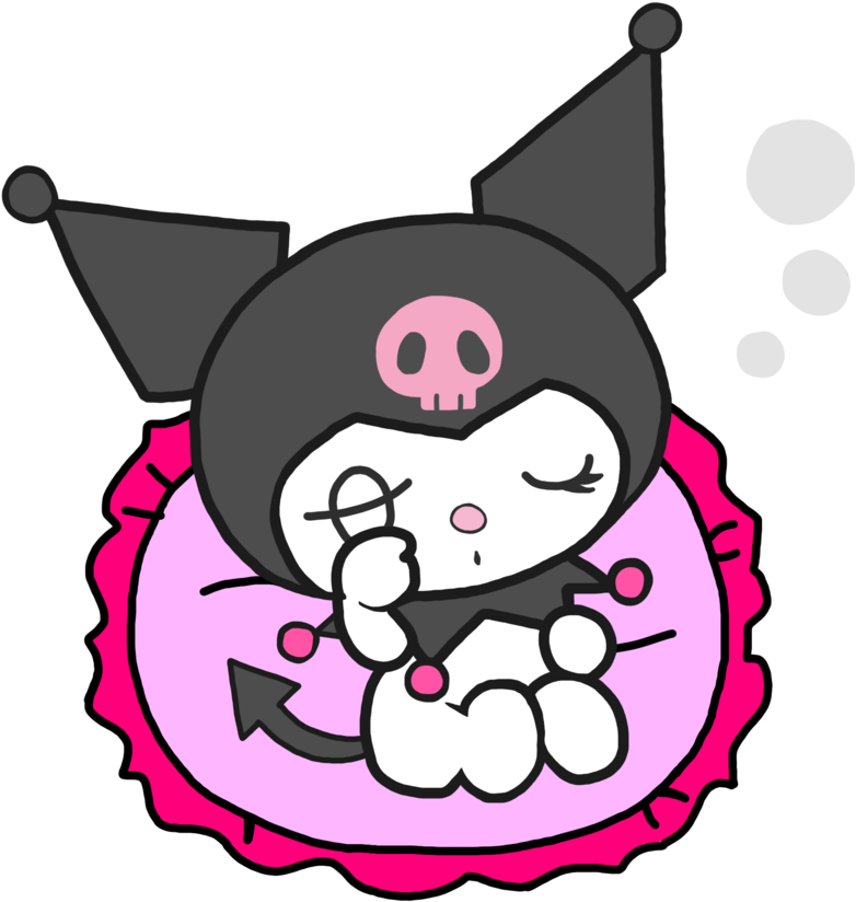 Kuromi 6 Photo Stickertransparent Overlay By Mcjjang-d7re2nj - Cartoon (894x894)
