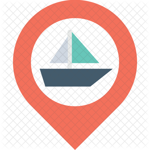 Boat Location Icon - Boat (512x512)