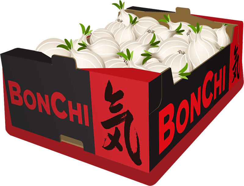 Bonchi Is Our Flagship Brand For Garlic And Ginger - Sign (800x611)