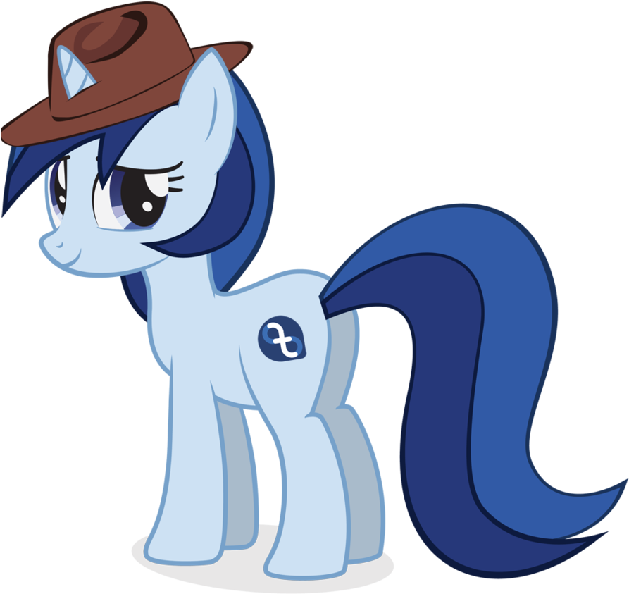 Fedora Pony 4 By Zee66 - Pony In A Fedora (894x894)