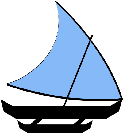 This Image Rendered As Png In Other Widths - Proa Boat Guam (500x519)
