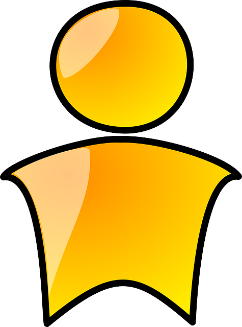 Head, Icon, Symbol, Yellow, People, Buddy, Person - Person Clipart (475x640)