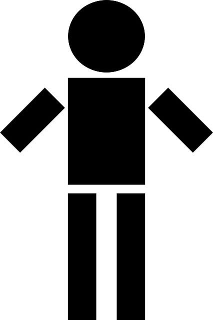 Stick, Symbol, People, Man, Person, Cartoon, Free - Stickman Clipart (426x640)
