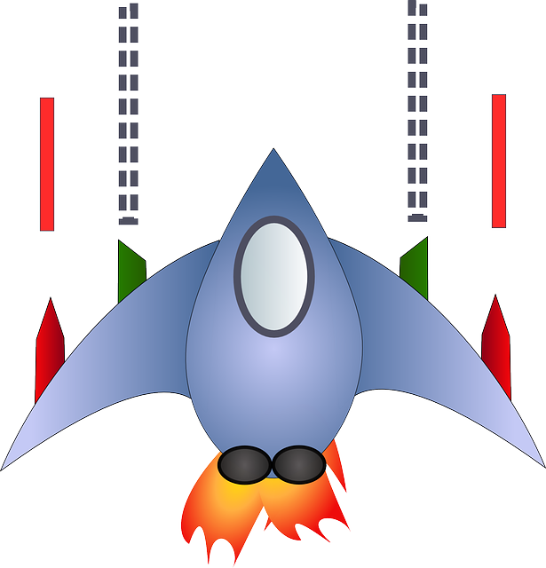Fire, Cartoon, Free, Games, Rocket, Ship, Space - Space Ship Clip Art (615x640)
