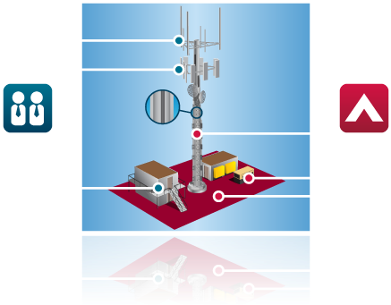 Image Of Setting Up Communications On Tower Equipment - Graphic Design (580x360)