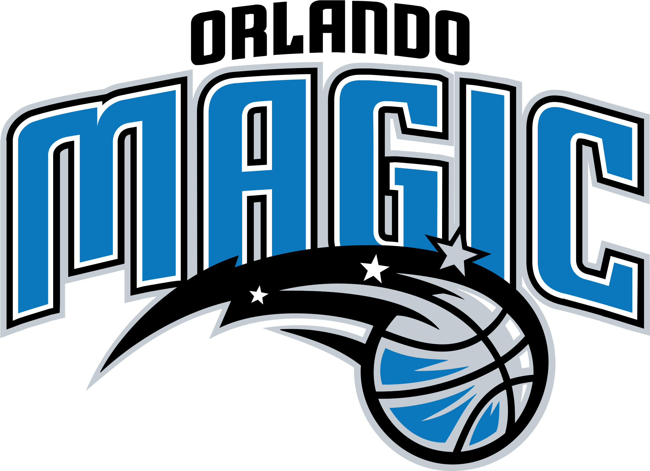 Orlando Magic Logo Transparent - Orlando Magic Logo 2015 (2400x1595)