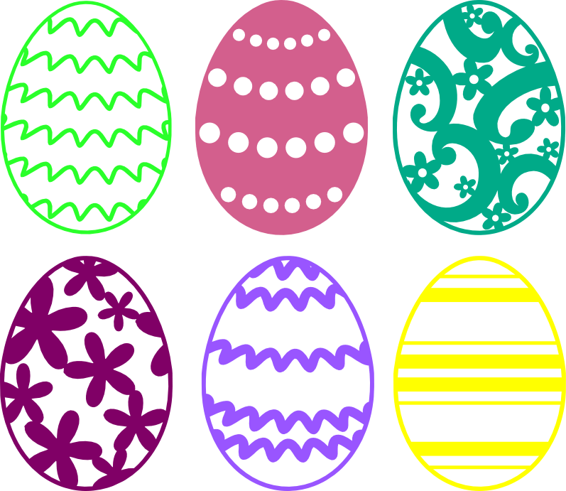 Easter Egg Cutting Files Free Svg Download - Free Easter Eggs Svg (797x691)