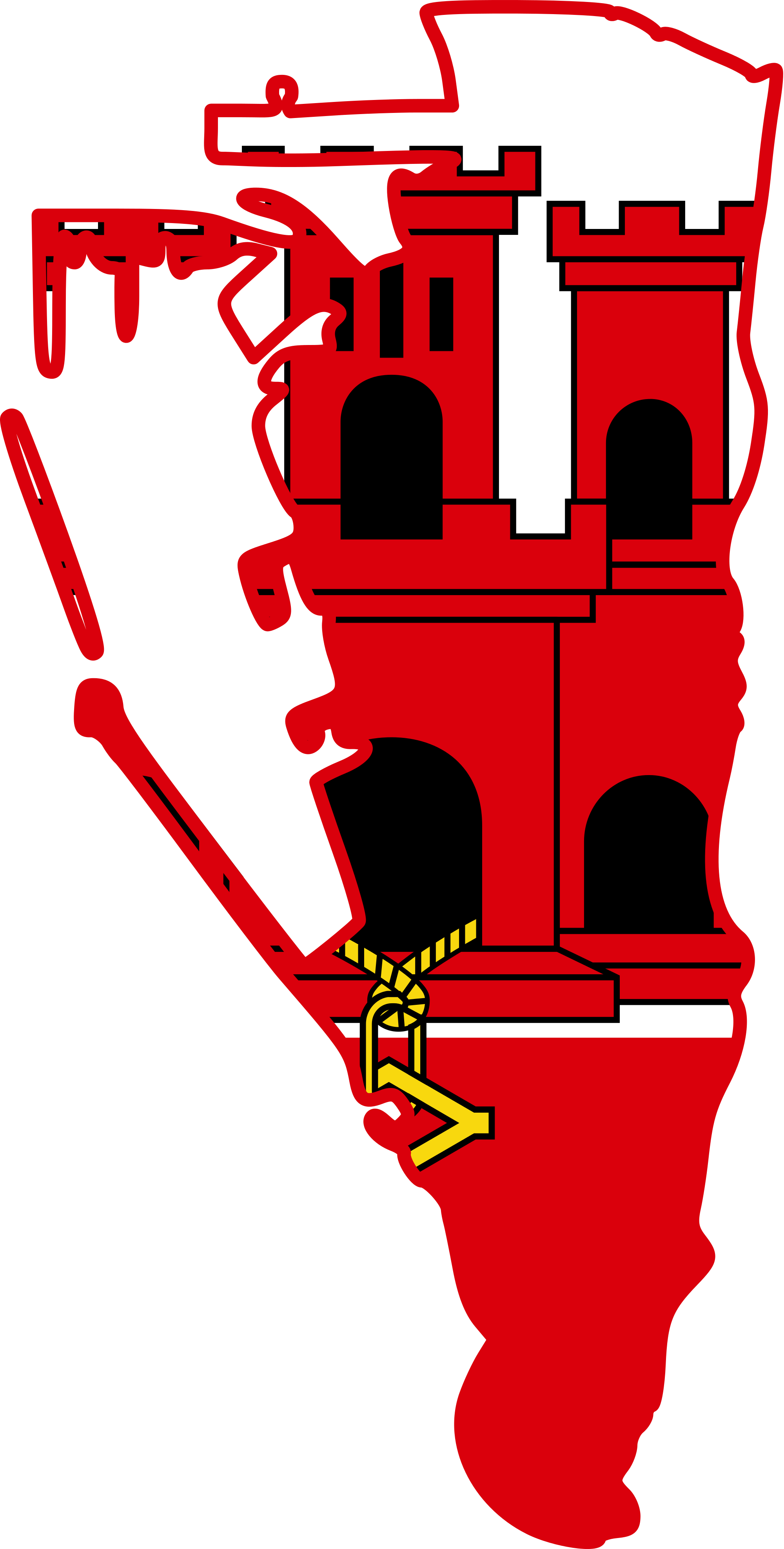 Open - Gibraltar Map With Flag (2000x3951)