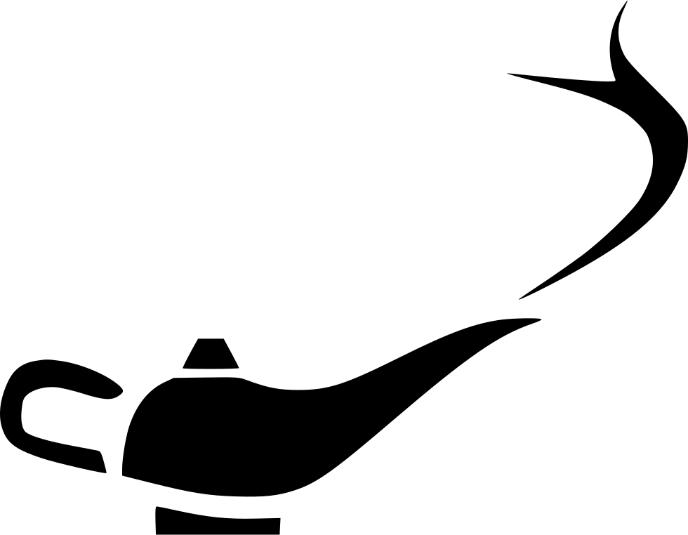 Aladdin Lamp Comments - Aladdin's Lamp Clip Art (980x762)