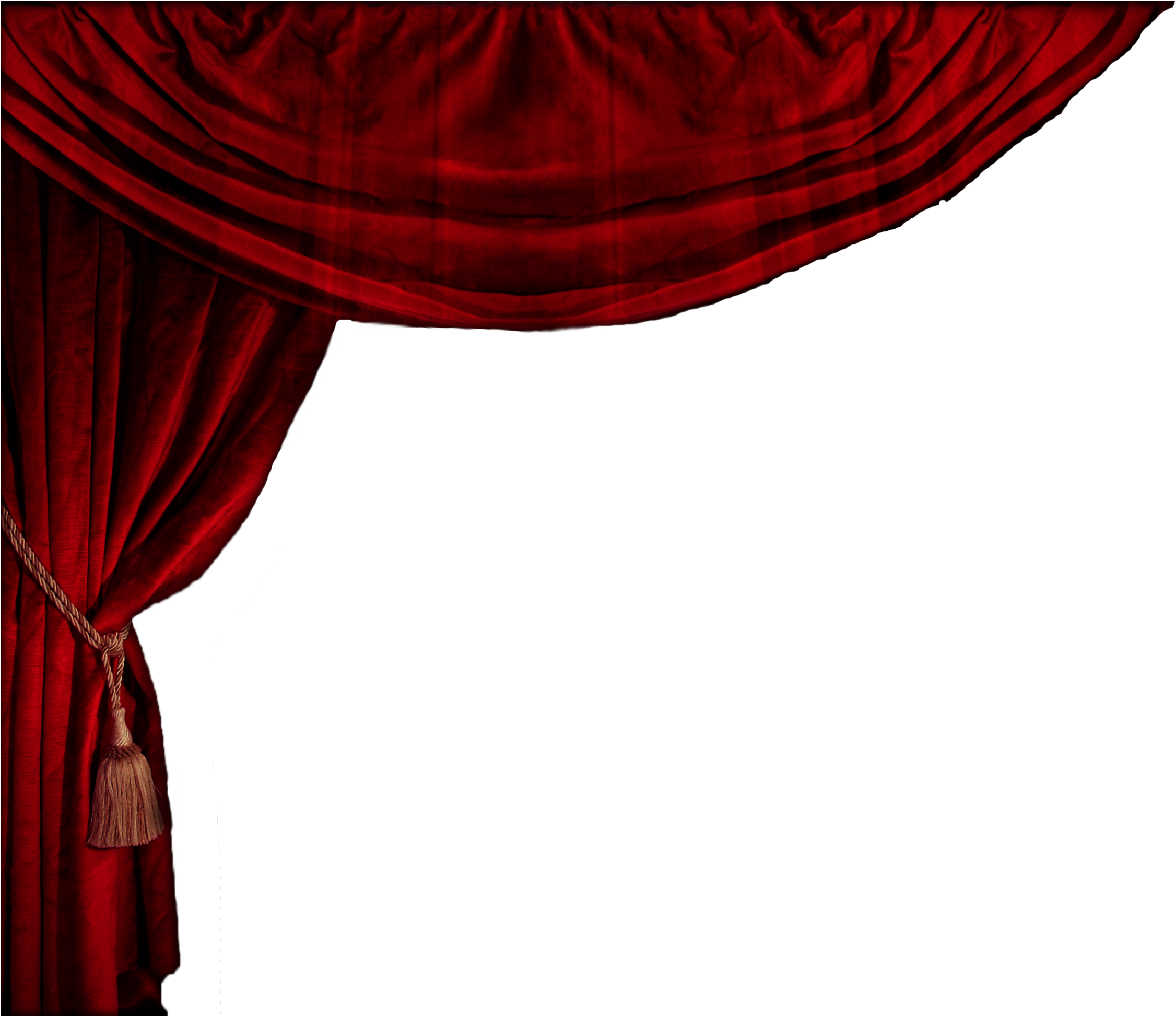 Red Stage Curtain Png - Red Curtains Open Png (2308x1944)