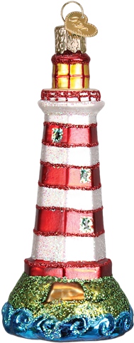 The Old Lighthouse, Photos V - Old World Christmas Sambro Lighthouse Glass Ornament (516x516)