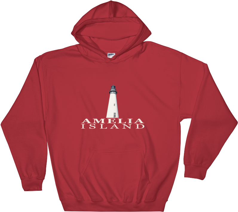 Amelia Island Lighthouse Hoodie Red - Sundays Are For The Seahawks, Sundays (1000x1000)