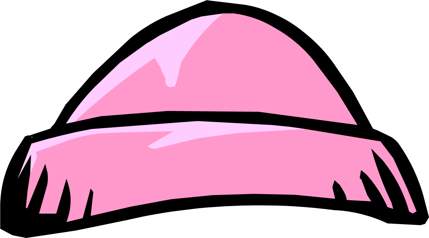 Pink Toque - Club Penguin Head Items (1408x781)