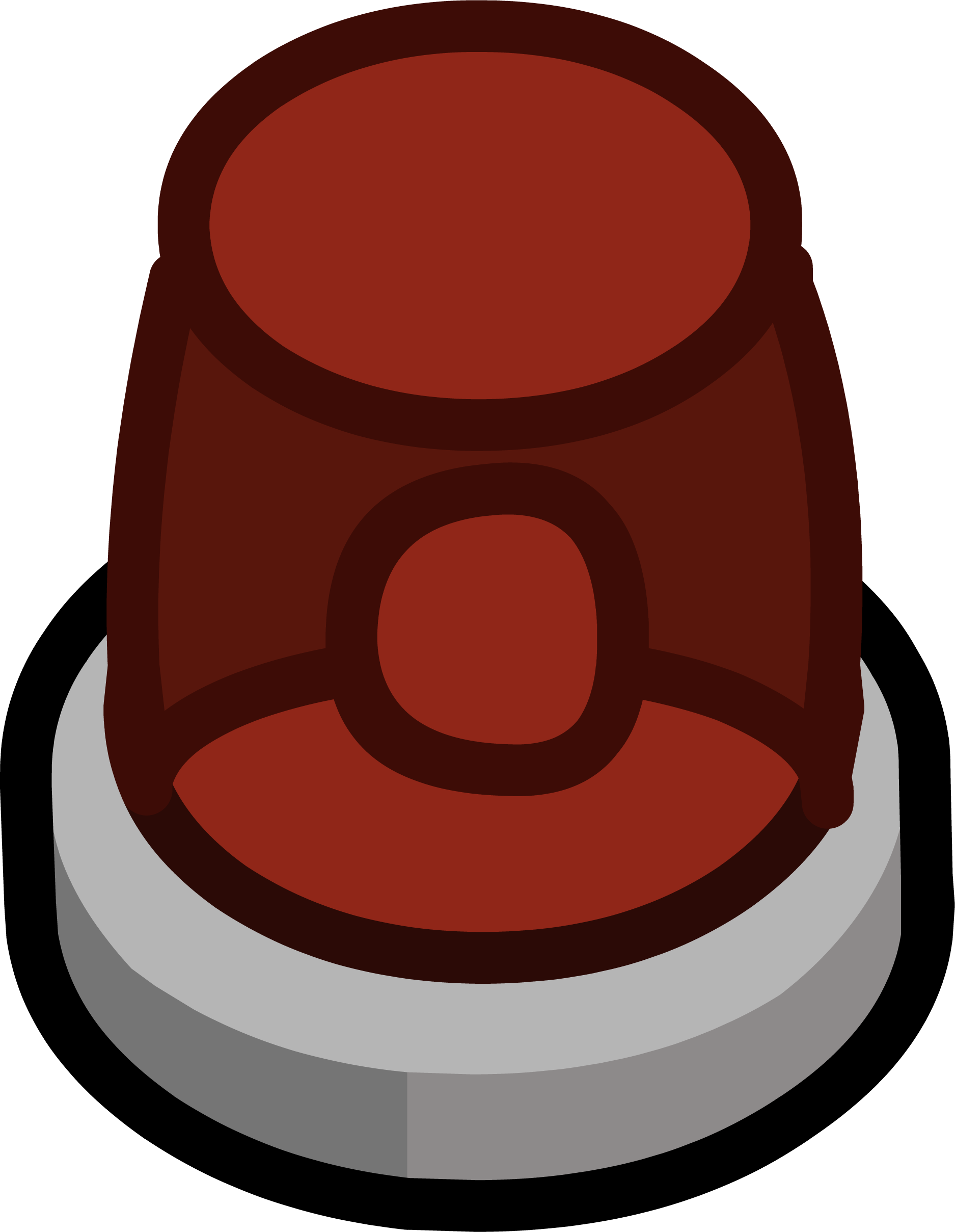 Items - Emergency Lights Red Icon (1875x2417)