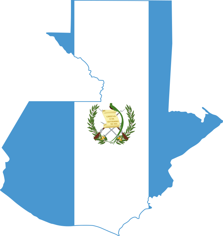Flag Map Of Guatemala - Guatemala Png (2000x2114)