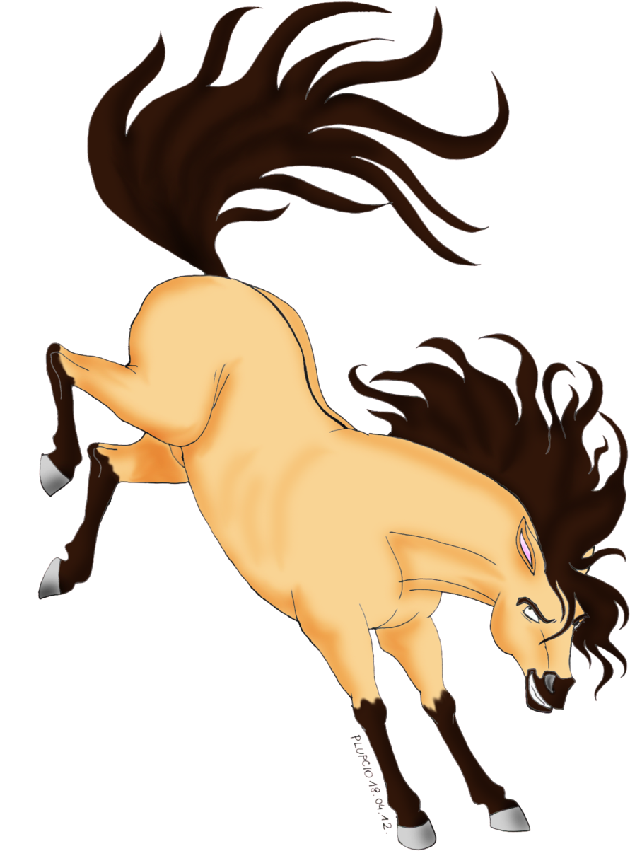 Stallion Clipart Spirit - Digital Art (900x1273)