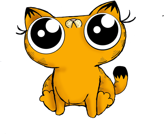Free Funny Kitten Adoptable Fan Cat Garfield By Kingzoidlord - Cartoon (591x662)