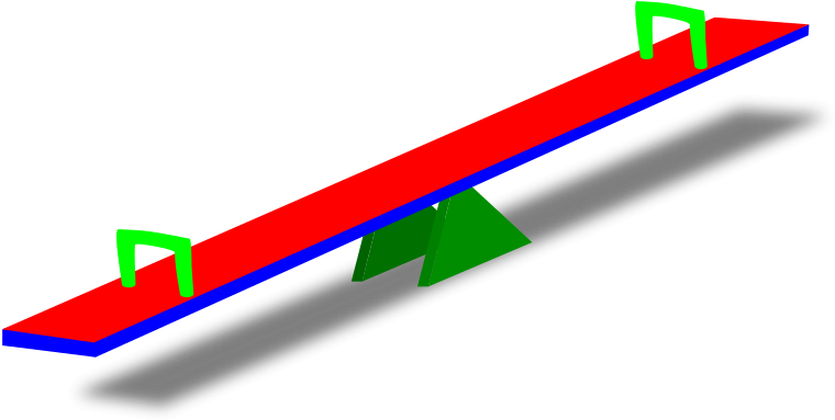 Seesaw2 - Clip Art See Saw (800x456)