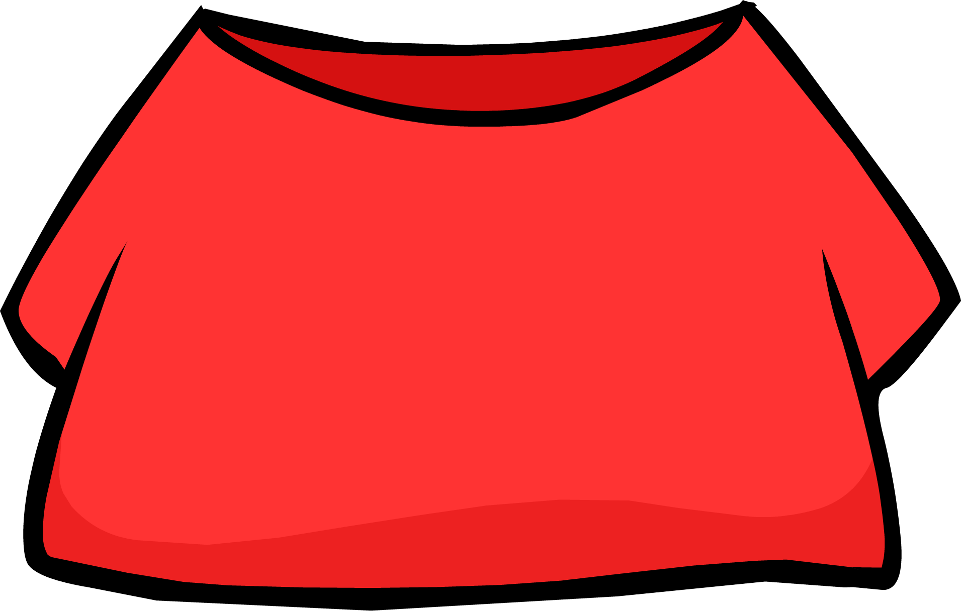Red Shirt - Club Penguin Red Shirt (1911x1216)