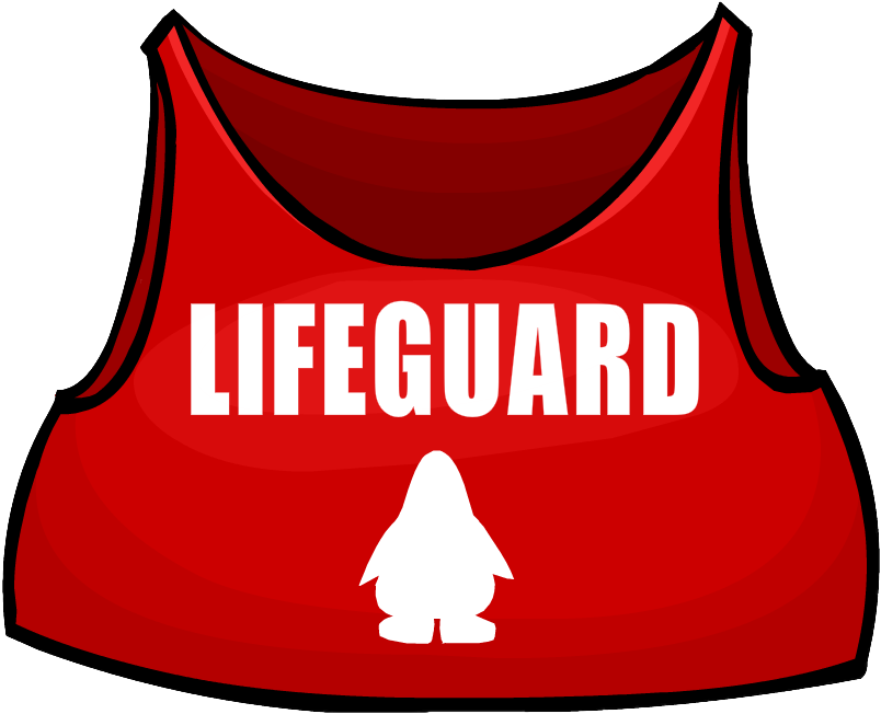 Lifeguard Shirt - Club Penguin Lifeguard Shirt (815x661)