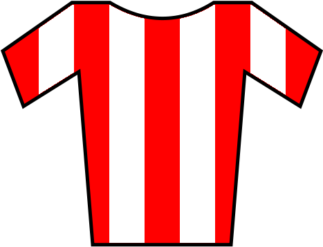 Collection Of Soccer Shirts Cliparts - Red And White Soccer Shirt (500x400)