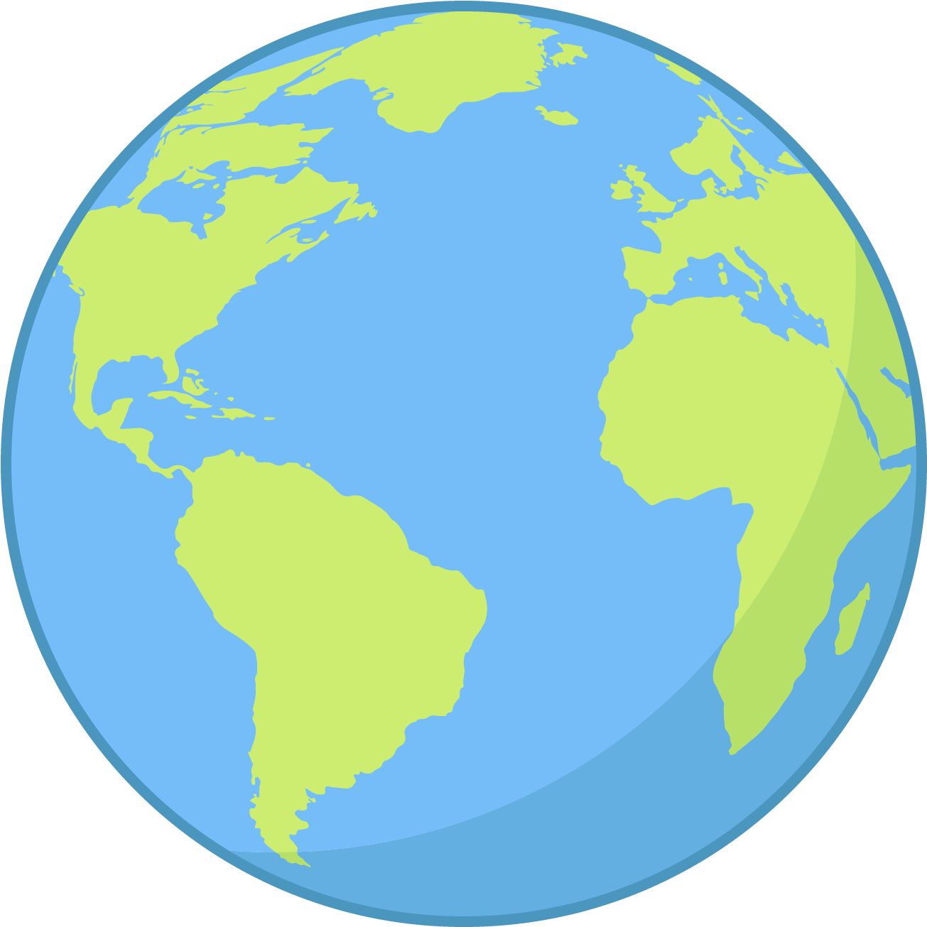 clipart about Image Is Not Available - Continents On Globe, Find more high ...