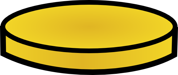 Air Force One Clipart - One Gold Coin (600x255)