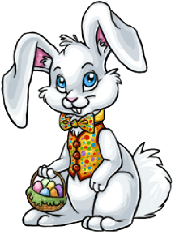 Easter Images - Cartoon Easter Bunny (500x500)
