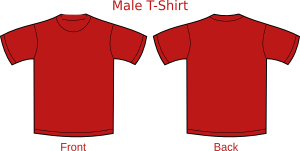 Gray T Shirt Template (600x302)