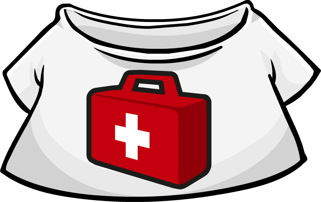 Provide Medical Help T-shirt - Club Penguin White Shirt (1098x693)