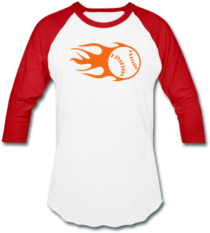 Team Fireball Baseball Shirt - Kiss Shout It Out Loud (baseball) (350x350)