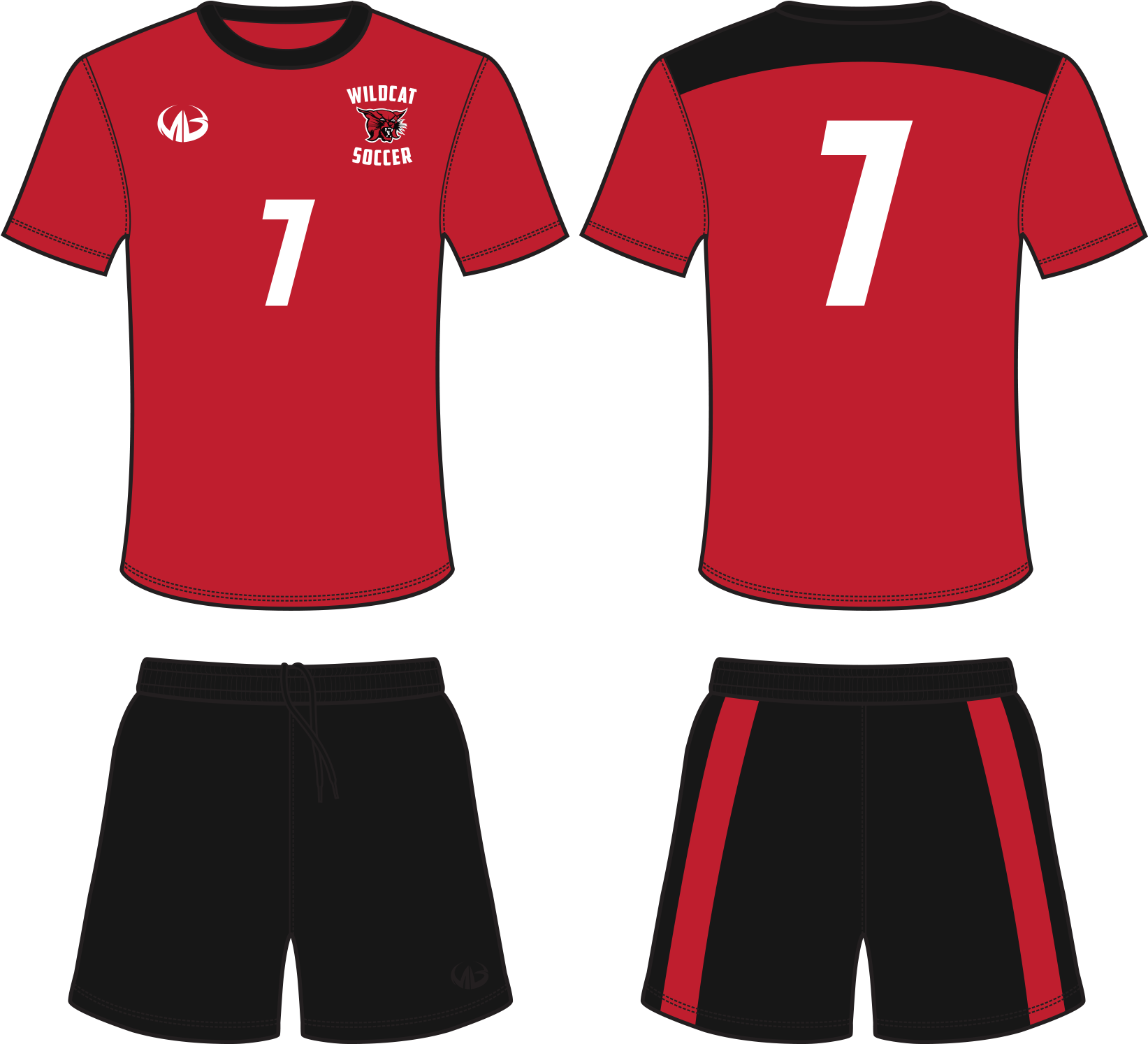 T-shirt Jersey Kit Uniform Clothing - Soccer Jersey Design Template (1700x1500)