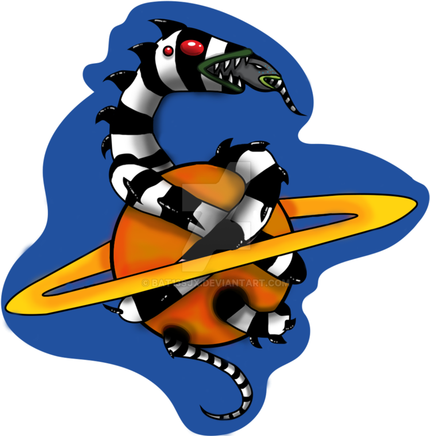 Sandworms Of Saturn T Shirt Design By Bat13sjx - T-shirt (907x880)