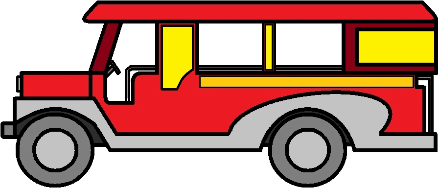 Jeepney Philippines Bus Clip Art - Jeepney Clipart (897x384)