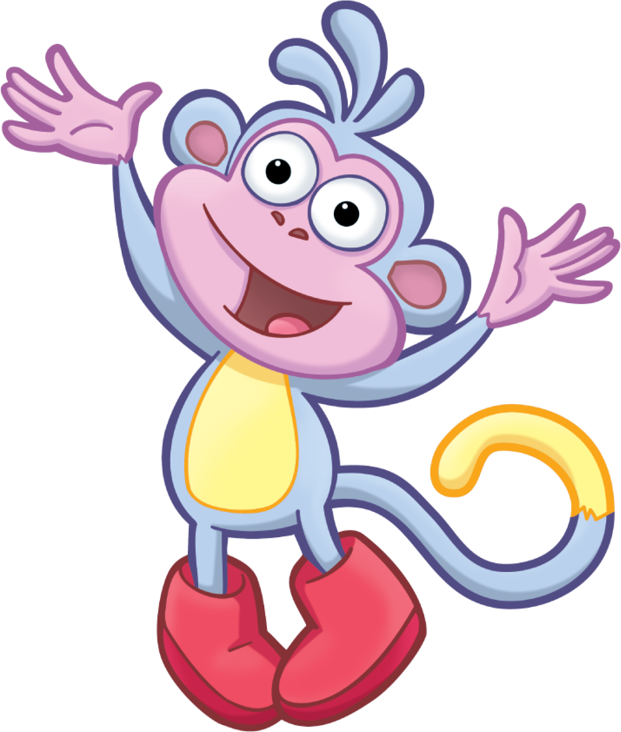T-shirt Boot Nickelodeon - Dora And Boots Png (1340x1575)