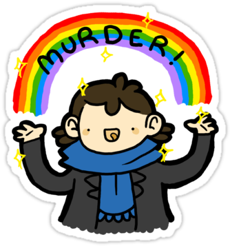 Loading Zoom - Sherlock Murder Cartoon (375x360)