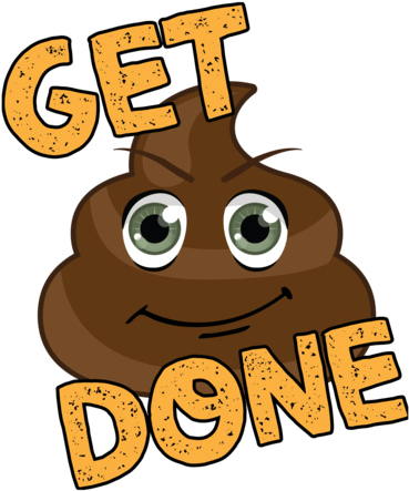 Get S*** Done T-shirt - Cartoon (500x500)
