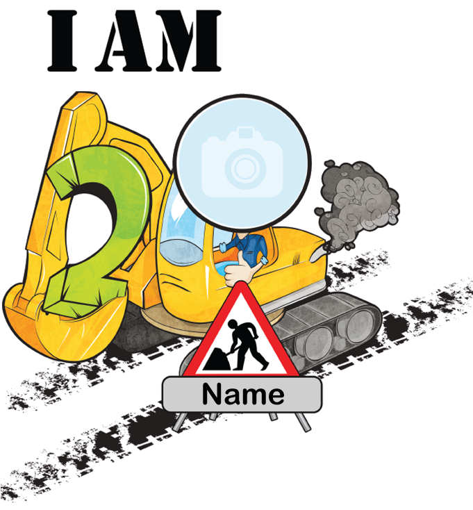 I Am 2 T-shirt - Men At Work Sign (680x850)