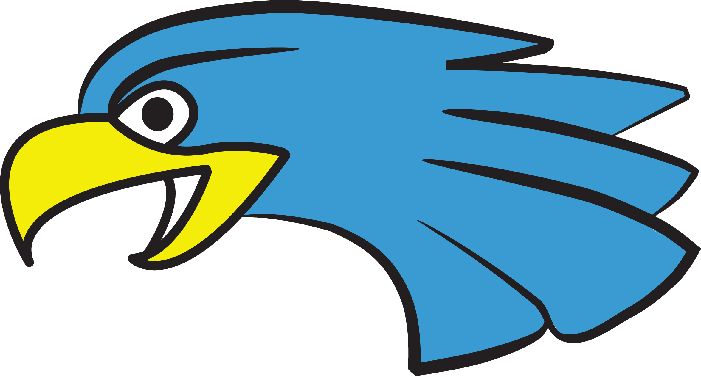 Eagle-head - Wc Eagles Logo (2352x1268)