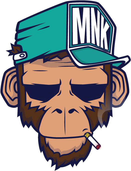 T-shirt Gorilla Hoodie Monkey Art - Changos Con Gorra Dibujos (564x736)