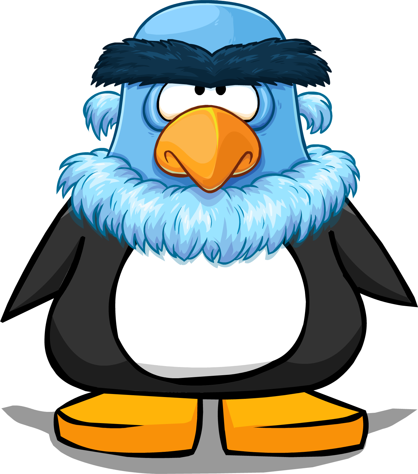 Sam Eagle Head From A Player Card - Free Penguin Code Glamorous Hair (1380x1564)