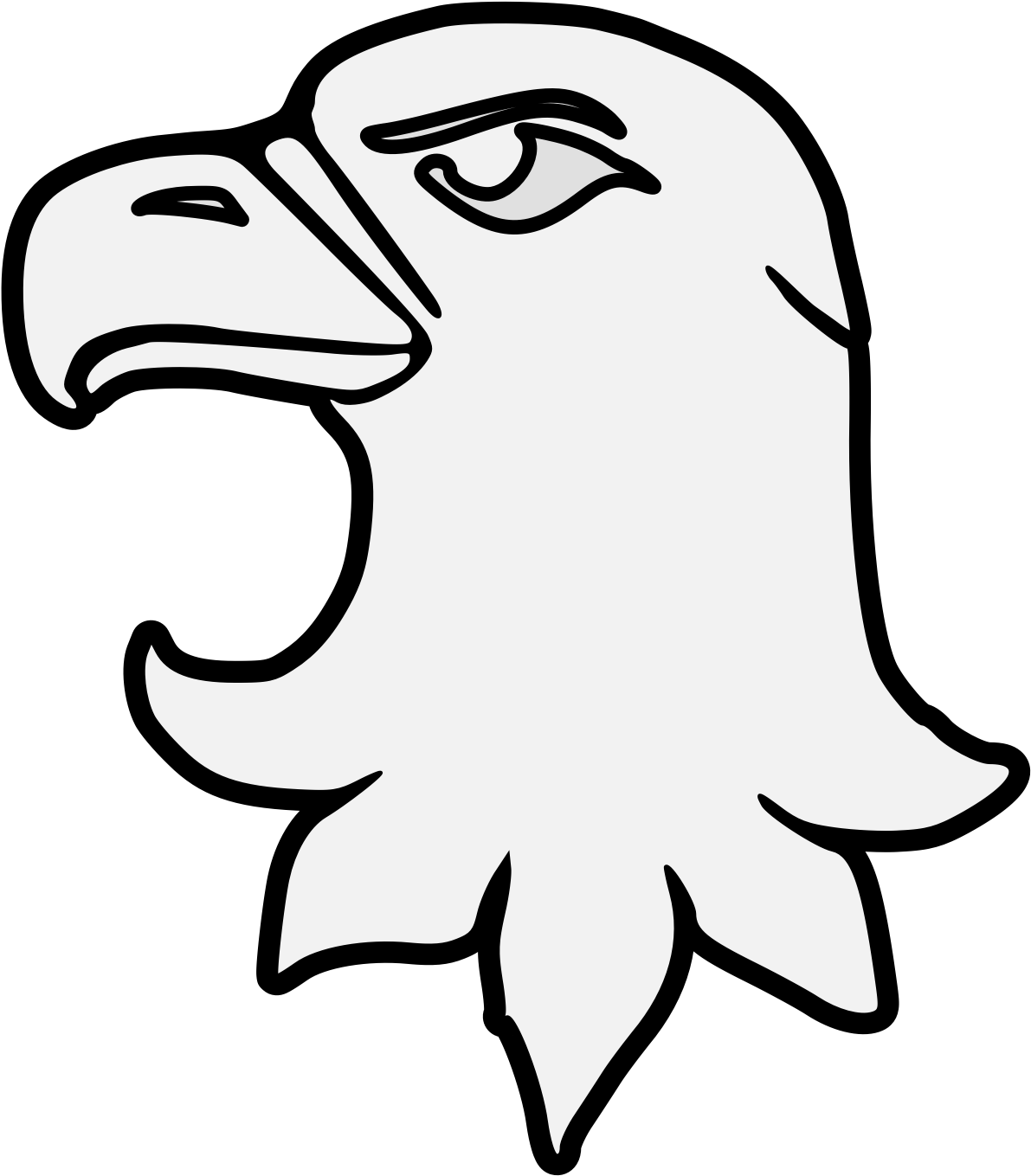 Eagle's Head Erased - Eagle's Head Erased (1218x1387)