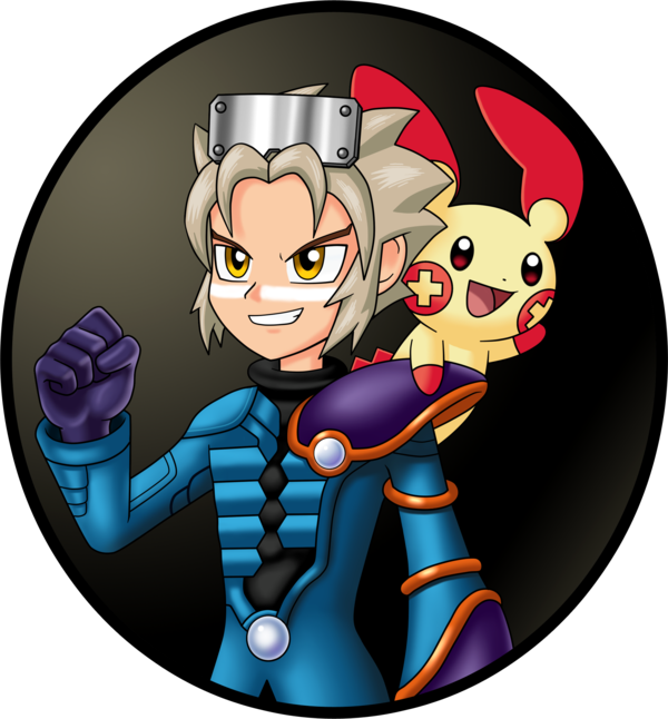 Wes And Plusle By Indigowildcat - Pokemon Trainer With Plusle (600x646)
