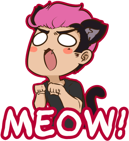 Index Message Archive Theme - Markiplier As A Neko (500x600)