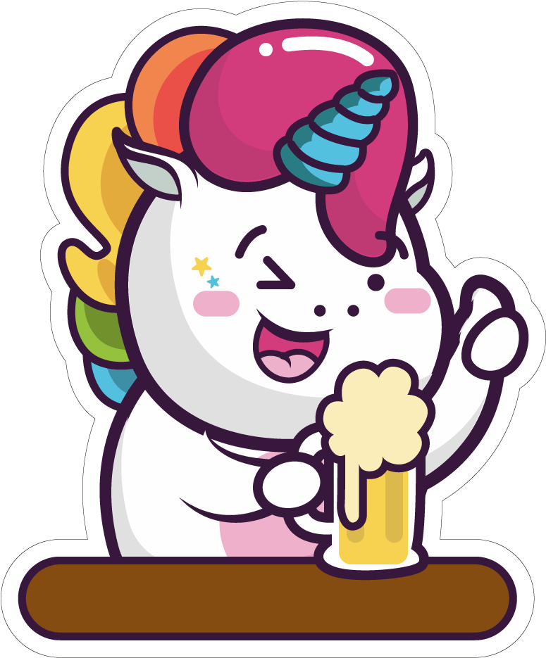 Unicorn Horn T-shirt Sticker Pocket - Unicorn Png (1000x1000)