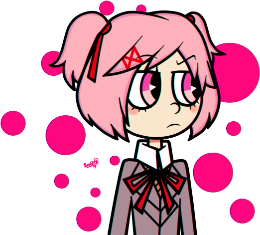 Pink Tsundere - Tsundere (588x500)