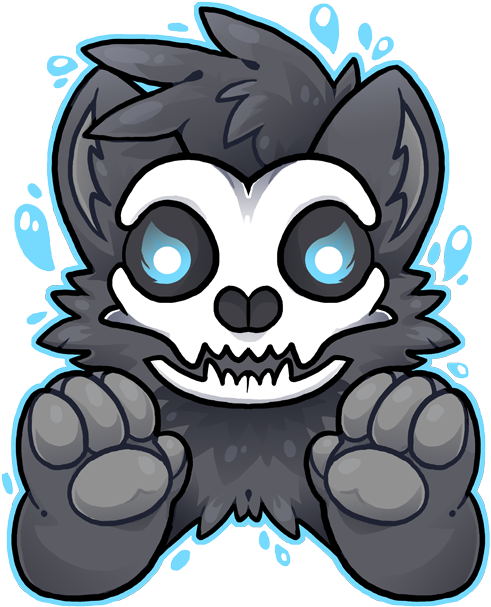 Skull Pup - Dia De Los Lobos T-shirt- Easy Halloween Costume 2017 (500x625)