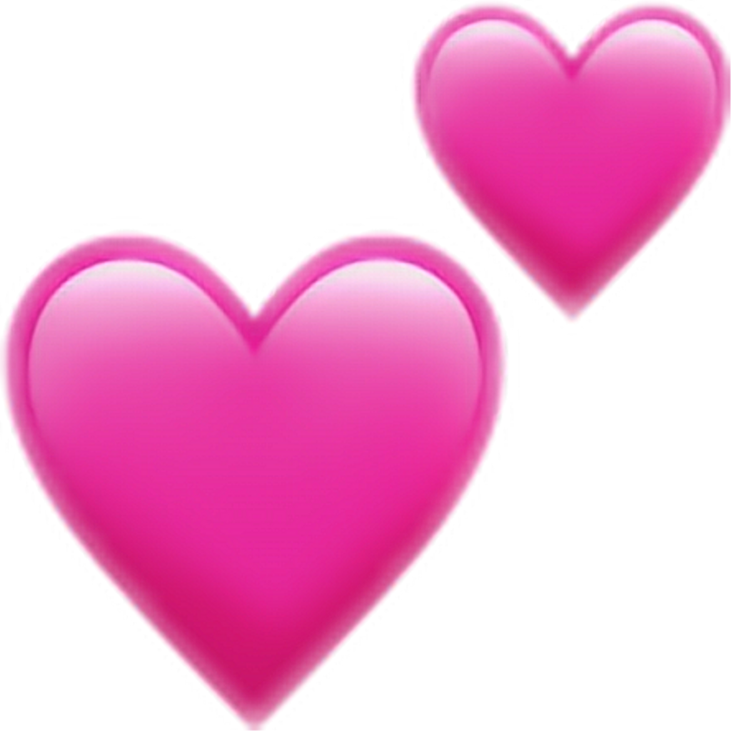 Emoji Heart Symbol Clip Art - Pink Heart Emoji Transparent (1024x1024)