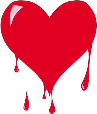 Bleeding Heart By Lumia2204 - Bleeding Heart Clip Art (325x390)